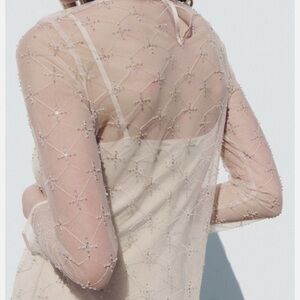 Zara ethereal beaded dress - NWT, size S/M